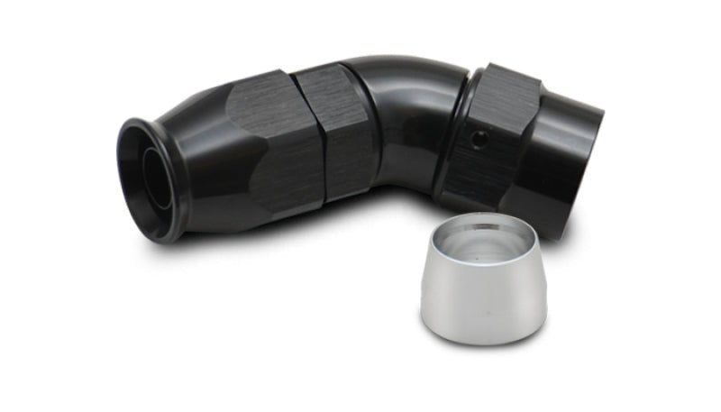 Vibrant -10AN 45 Degree Hose End Fitting for PTFE Lined Hose-Fittings-Vibrant
