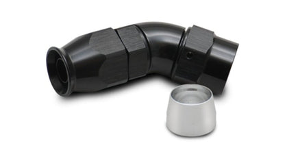 Vibrant -10AN 45 Degree Hose End Fitting for PTFE Lined Hose-Fittings-Vibrant