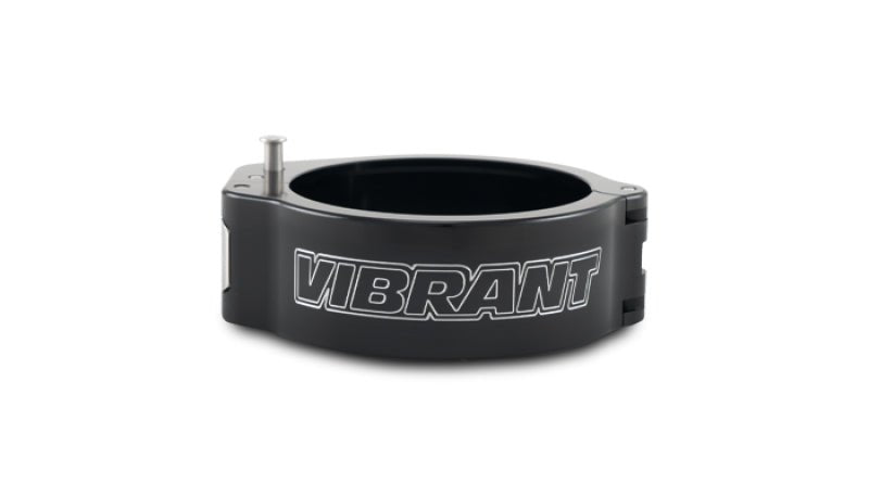 Vibrant 2.5in O.D. Aluminized HD 2.0 Clamp - Anodized Black (Clamp Only)-Clamps-Vibrant