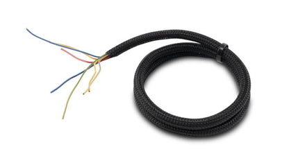 Vibrant 3/4in O.D. Flexible Split Sleeving (10 foot length) Black-Wire Loom-Vibrant