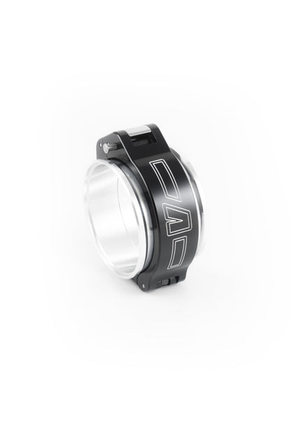 Vibrant 3in O.D. Aluminized HD 2.0 Clamp Assembly - Anodized Black-Clamps-Vibrant