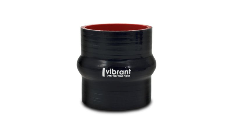 Vibrant 4 Ply Reinforced Silicone Hump Hose Connector - 5in I.D. x 3in long (BLACK)-Silicone Couplers & Hoses-Vibrant