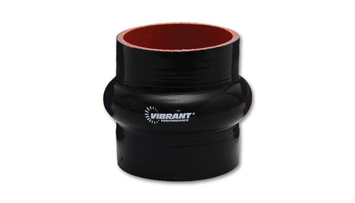 Vibrant 4 Ply Reinforced Silicone Hump Hose Connector - 5in I.D. x 3in long (BLACK)-Silicone Couplers & Hoses-Vibrant