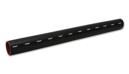 Vibrant 4 Ply Reinforced Silicone Straight Hose Coupling - 1.75in I.D. x 36in long (Black)-Silicone Couplers & Hoses-Vibrant