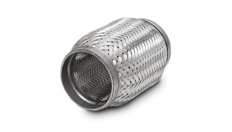 Vibrant SS Flex Coupling with Inner Braid Liner 2in inlet/outlet x 8in flex length-Flanges-Vibrant