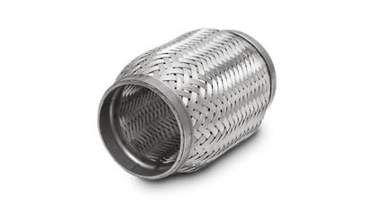 Vibrant SS Flex Coupling with Inner Braid Liner 2in inlet/outlet x 8in flex length-Flanges-Vibrant
