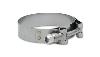 Vibrant SS T-Bolt Clamps Pack of 2 Size Range: 2.27in to 2.63in O.D. For use with 2in I.D. couplings-Clamps-Vibrant
