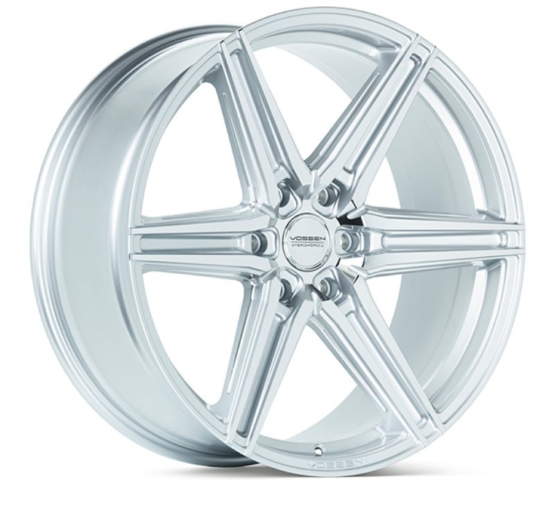 Vossen HF6 - 2 24x10 / 6x135 / ET25 / Deep Face / 87.1 - SMP - Silver Polished Wheel Wheels - Forged
