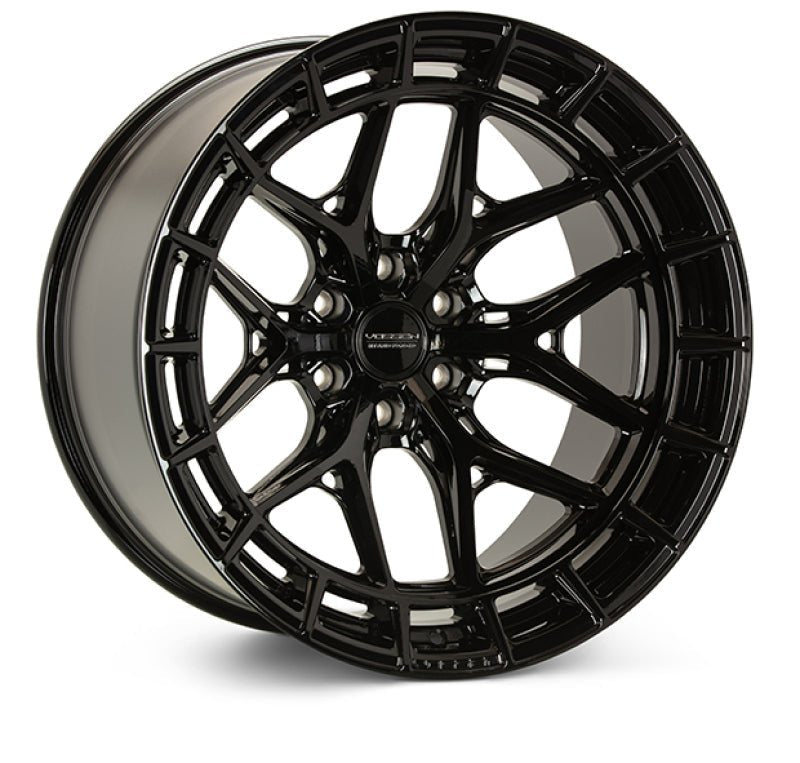 Vossen HFX - 1 22x9.5 / 5x112 / ET15 / Deep / 66.5 CB - Gloss Black Wheel Wheels - Forged