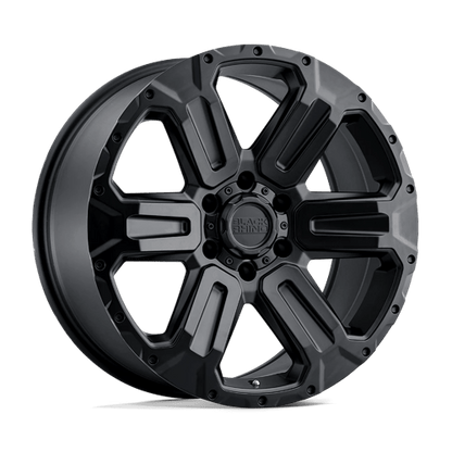 Black Rhino WANAKA Matte Black 17x8.5 -18 6x139.7mm 112.1mm