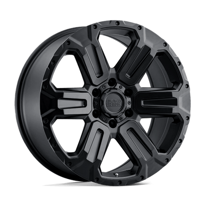 Black Rhino WANAKA Matte Black 18x9 +12 6x139.7mm 112.1mm