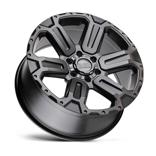 Black Rhino WANAKA M-gunmetal W/ Brushed Face 20x9 +35 6x114.3mm 76.1mm