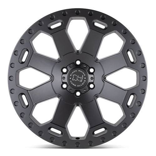 Black Rhino WARLORD Matte Gunmetal 17x9 +12 8x180mm 125.1mm