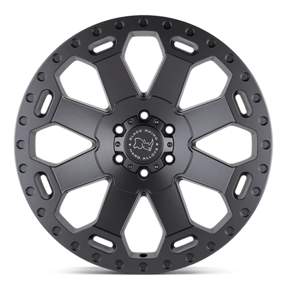 Black Rhino WARLORD Matte Gunmetal 18x9 +12 5x150mm 110.1mm