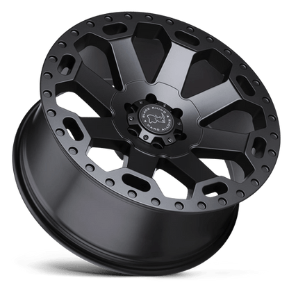 Black Rhino WARLORD Matte Gunmetal 17x9 +12 8x165.1mm 122.4mm