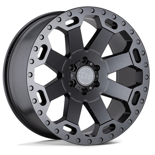 Black Rhino WARLORD Matte Gunmetal 18x9 +12 8x165.1mm 122.4mm