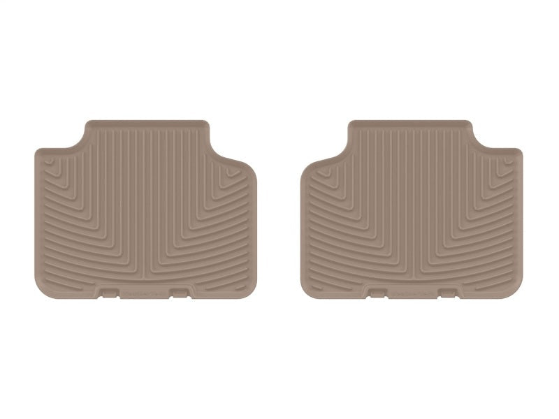 WeatherTech 16-26 BMW X1 28i / 18-26 BMW X2 28i Rear All-Weather Floor Mats - Tan-Floor Mats - Rubber-WeatherTech