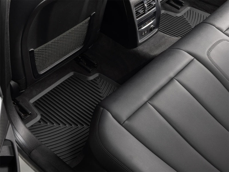 WeatherTech 19-26 BMW 3 Series 330i/ 21-26 BMW M3 Competition Rear All-Weather Floor Mats - Black-Floor Mats - Rubber-WeatherTech