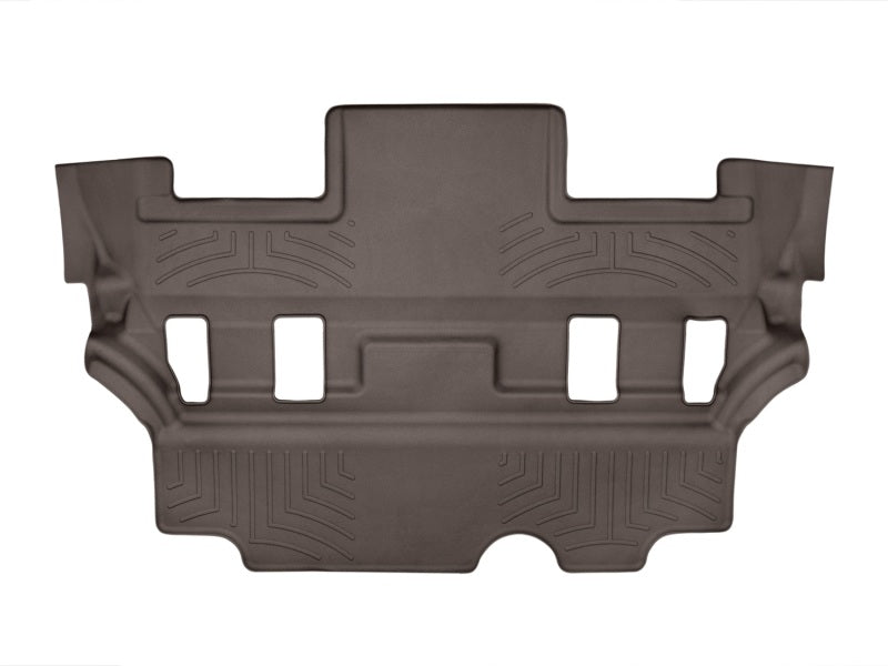 WeatherTech 2015+ Cadillac Escalade Rear FloorLiner - Cocoa Floor Mats - Rubber