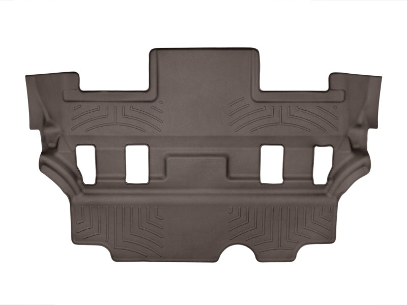 WeatherTech 2015+ Cadillac Escalade Rear FloorLiner - Cocoa Floor Mats - Rubber