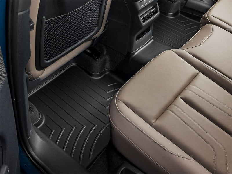 WeatherTech 2026 Audi Q3 Rear FloorLiner - Black-Floor Mats - Rubber-WeatherTech