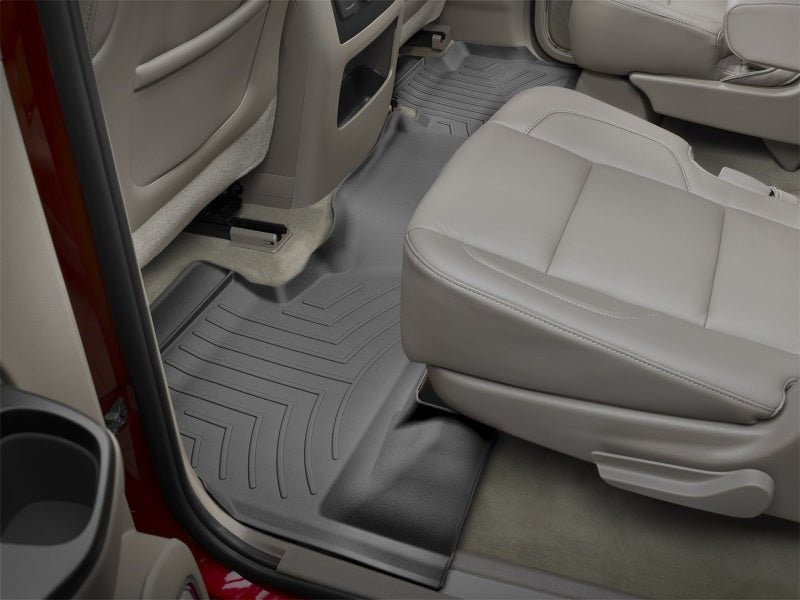 WeatherTech 2026 Audi Q3 Rear FloorLiner - Black-Floor Mats - Rubber-WeatherTech
