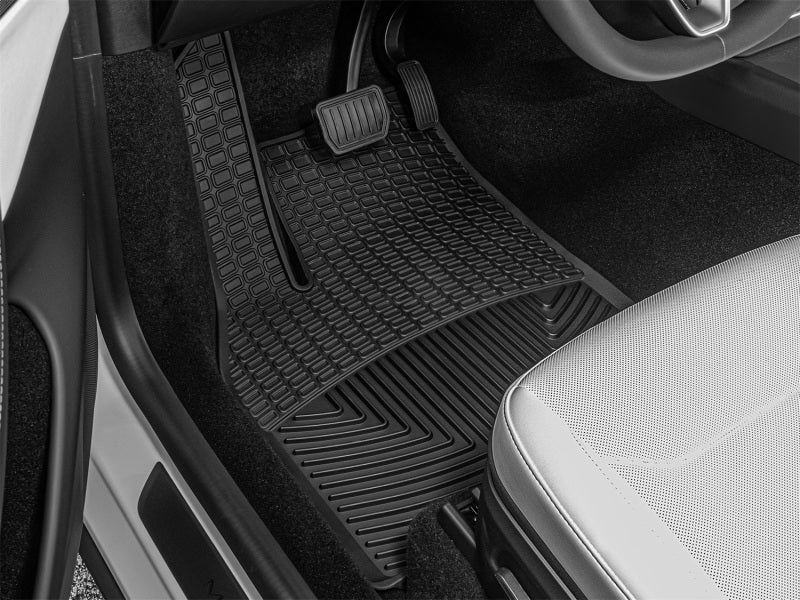 WeatherTech 2026 Tesla Model Y Juniper Front All-Weather Floor Mats - Black-Floor Mats - Rubber-WeatherTech