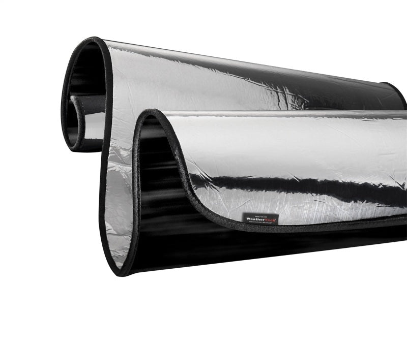WeatherTech 22-23 Toyota Tundra CrewMax/DC w/Integrated Dash Cam SunShade - Silver/Black-Window Shades-WeatherTech
