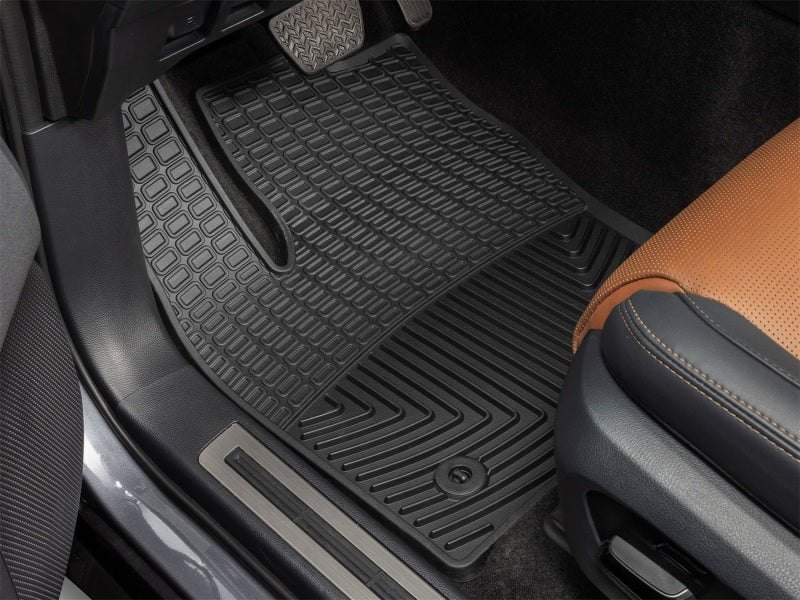 WeatherTech 24-27 Toyota Land Cruiser/24-26 Lexus GX Front All-Weather Floor Mats - Black-Floor Mats - Rubber-WeatherTech