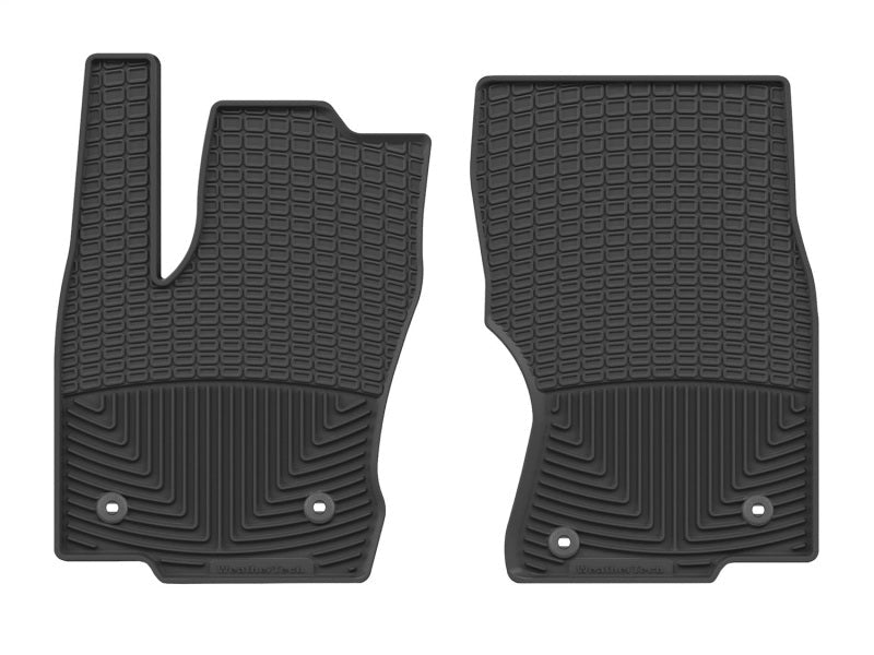 WeatherTech 24-27 Toyota Land Cruiser/24-26 Lexus GX Front All-Weather Floor Mats - Black-Floor Mats - Rubber-WeatherTech