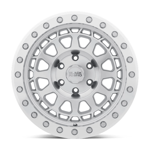 Black Rhino PRIMM Silver W/ Mirror Face Mach Rg 20x9.5 +12 6x139.7mm 112.1mm