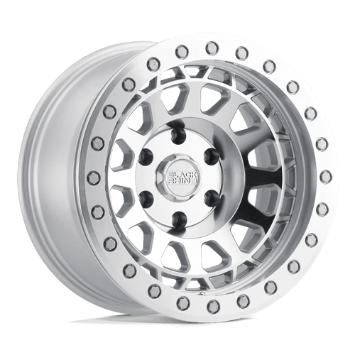 Black Rhino PRIMM Silver W/ Mirror Face Mach Rg 17x9 0 8x170mm 125.1mm