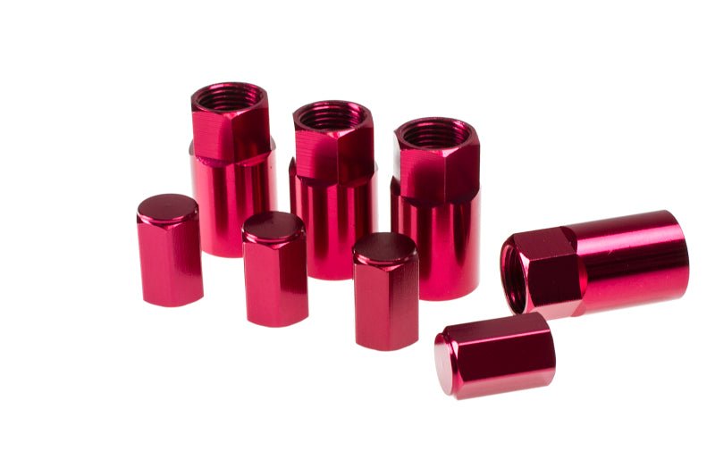 Wheel Mate Aluminum TPMS Valve Stem Cover - Red Anodize-Valve Stems-Wheel Mate