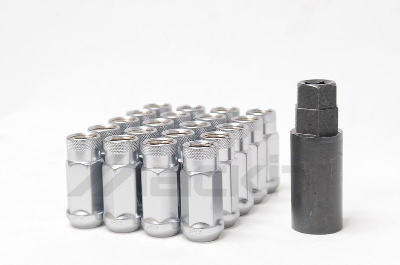 Wheel Mate Monster Open End Luc Nut Set of 20 - Silver 14x1.50-Lug Nuts-Wheel Mate