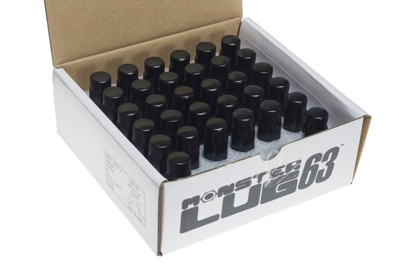 Wheel Mate Muteki HR38 Open End Lug Nuts 12x1.25 Black Chrome / Yellow Ring-Lug Nuts-Wheel Mate