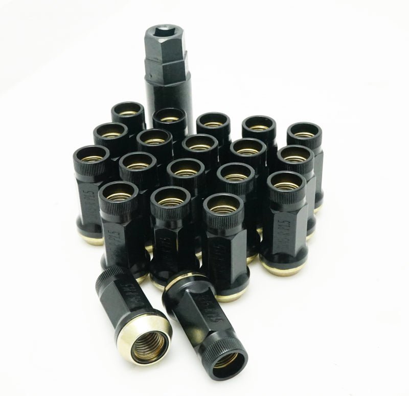 Wheel Mate Muteki SR45R Lug Nut Kit 12x1.5 - Black-Lug Nuts-Wheel Mate