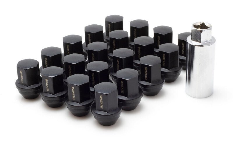 Wheel Mate WM14T Closed End Lug Nuts - QTY 20/Black-Lug Nuts-Wheel Mate