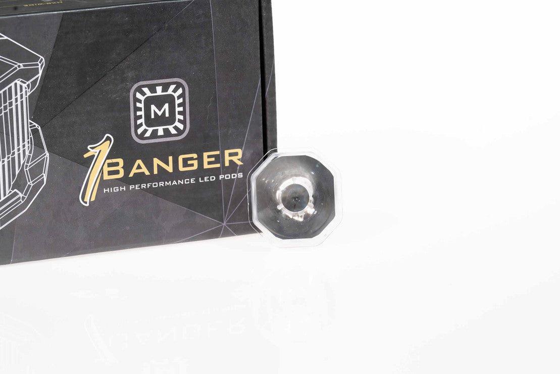 White: Morimoto 1Banger Replacement Lens Optics - Lens - Morimoto