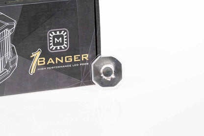 White: Morimoto 1Banger Replacement Lens Optics - Lens - Morimoto