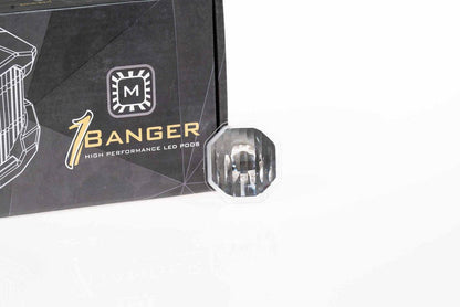 White: Morimoto 1Banger Replacement Lens Optics - Lens - Morimoto