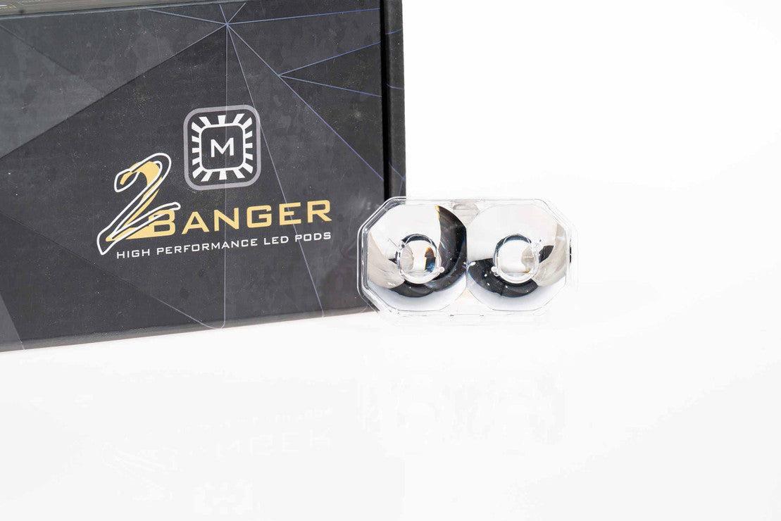 White: Morimoto 2Banger Replacement Lens Optics - Lens - Morimoto