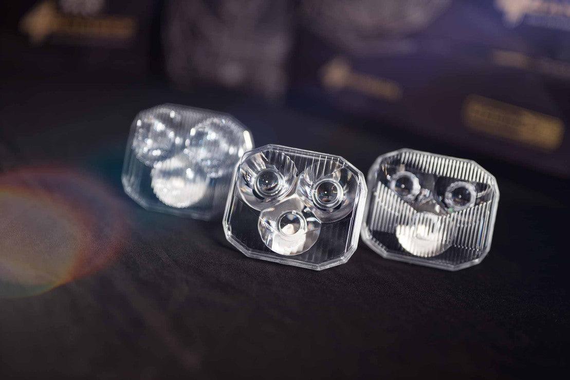 White: Morimoto 4Banger Replacement Lens Optics - Lens - Morimoto