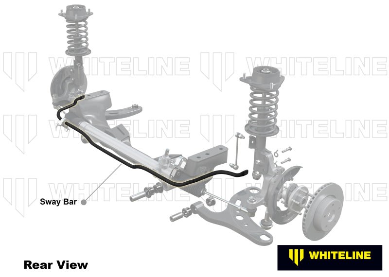 Whiteline 06 - 11 Honda Civic FD2 Type R BHF77Z Front Sway Bar (27mm) - Sway Bars - Whiteline