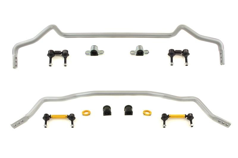 Whiteline 10 - 15 Mitsubishi Lancer EVO (MR/GSR) / 2015 EVO Final Edition Front & Rear Sway Bar Kit - Sway Bars - Whiteline