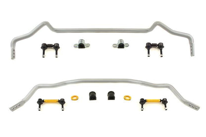 Whiteline 10 - 15 Mitsubishi Lancer EVO (MR/GSR) / 2015 EVO Final Edition Front & Rear Sway Bar Kit - Sway Bars - Whiteline