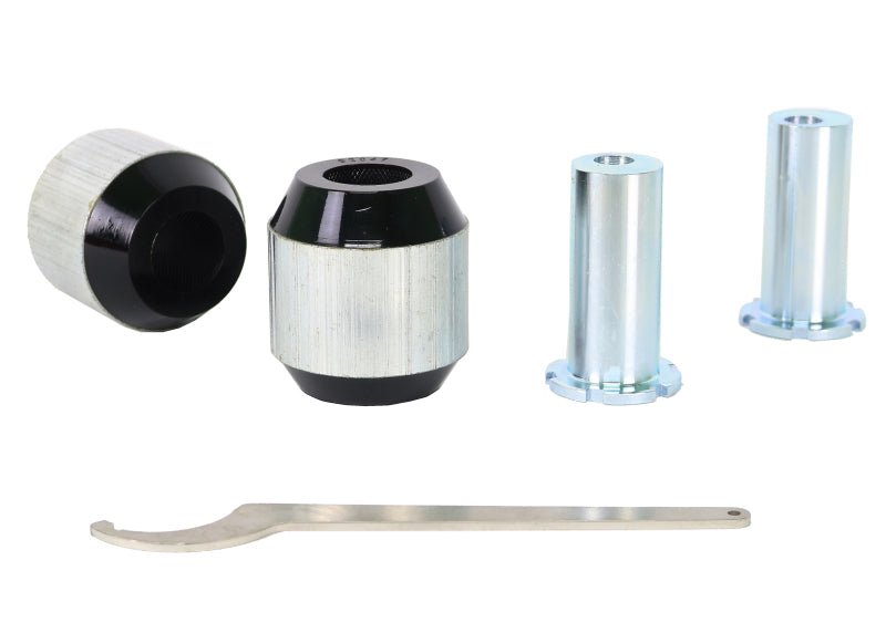 Whiteline 18 - 23 Kia Stinger Front Control Arm Lower Bushing Kit Double Offset Bushing Kits