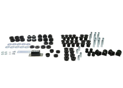 Whiteline 87 - 95 Jeep Wrangler Essential Front and Rear Vehicle Kit - Sway Bar Bushings - Whiteline