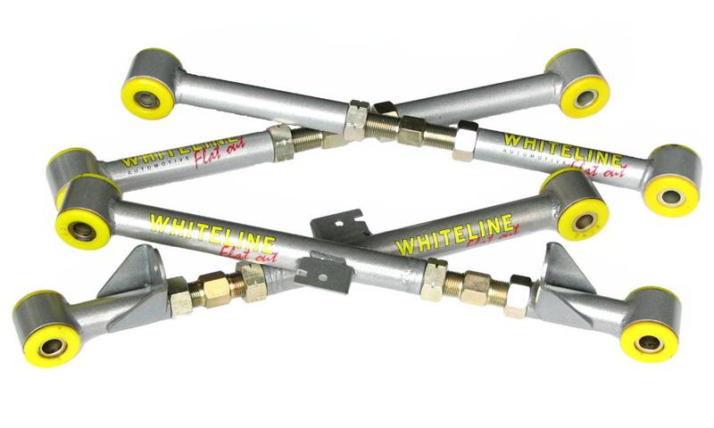 Whiteline Rear Control Arm Bushings to Improve Stability & Reduce Tire Wear - Bushing Kits - Whiteline