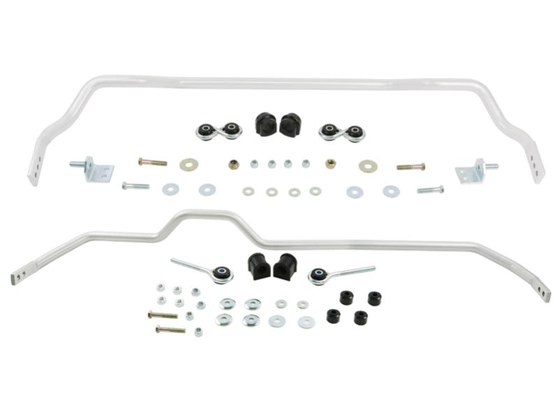 Whiteline Sway Bar Kit 27mm Front 22mm Rear Adjustable Complete Handling Upgrade - Sway Bars - Whiteline