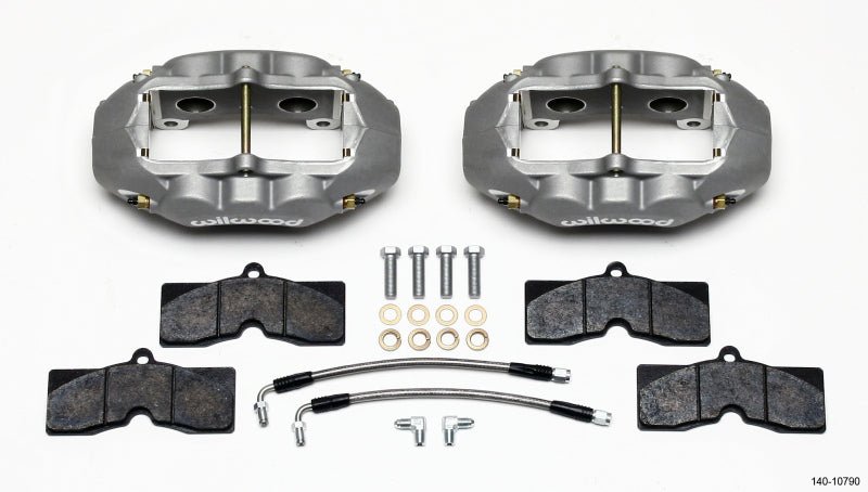 Wilwood D8-4 Rear Caliper Kit Clear Corvette C2 / C3 65-82-Big Brake Kits-Wilwood